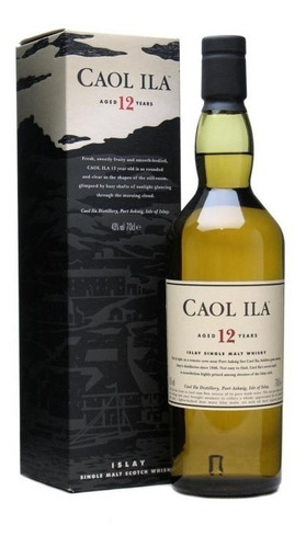 Whisky Caol Ila 12 Años Single Malt 750 Ml En Estuche