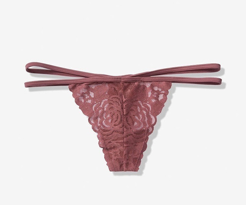 Less Encaje  Dos Tiras Victoria Secrets Pink