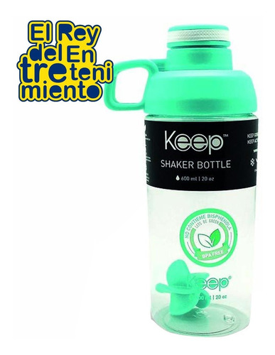 Imagen 5 de 7 de Keep Botella Shaker P/batidos Deporte Ciclismo - El Rey