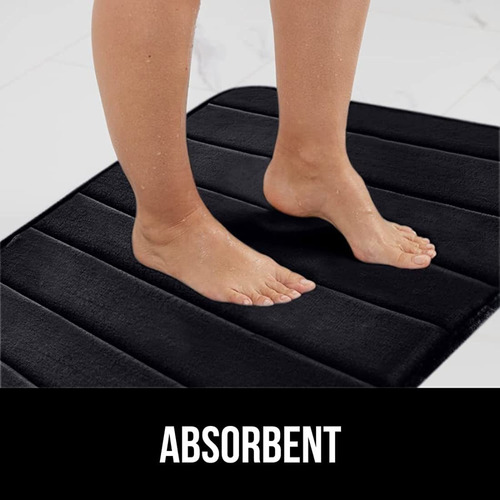 Alfombra De Baño De Espuma Viscoelástica, Lavable A Máquina.