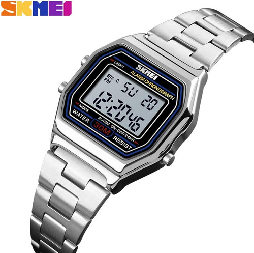 Gosasa Reloj Digital Para Mujer Reloj Fino De Acero Inoxidab