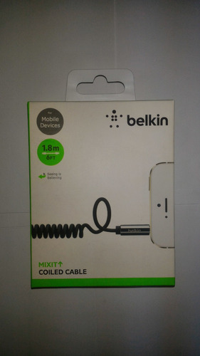 Cable De Audio Auxiliar Belkin 3.5mm A 3.5mm 1.8 M Oferta