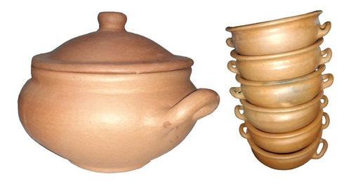 Olla Grande Xl  Mas Cazuelas Platos De Barro Cocido