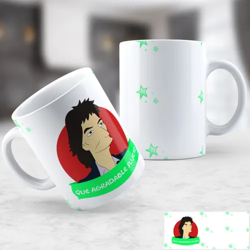 Taza Cerámica Los Simpson Que Agradable Sujeto Premium