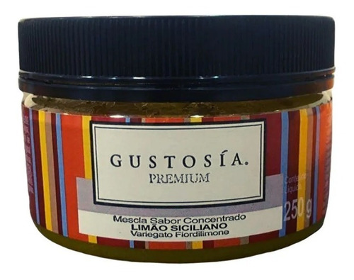 Pasta Variegato Fior Sabor Limão Siciliano 250g - Gustosia 