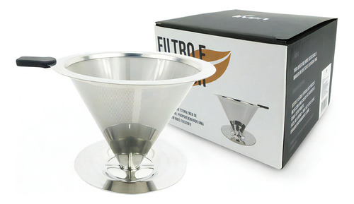 Filtro De Café Aço Inox Ultra Resistente Durável Ecológico