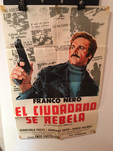 Afiche De Cine Original - El Ciudadano Se Rebela