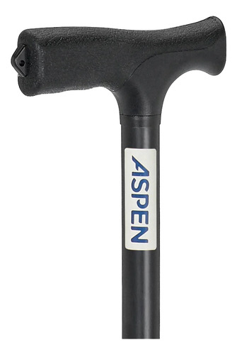Baston Ortopedico Aluminio Regulable Base 3 Puntos Aspen 093 Negro