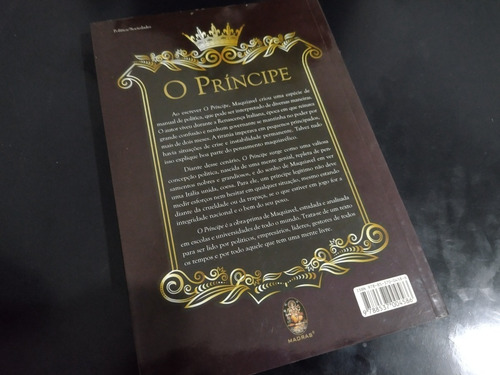 Nicolau Maquiavel - O Príncipe - Livro Usado Em Ótimo Estado