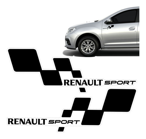 Adesivos Tuning Renault Sport Sandero Logan Duster Genérico