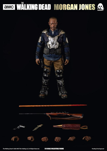 Figura Threezero Escala 1:6 The Walking Dead Morgan Jones