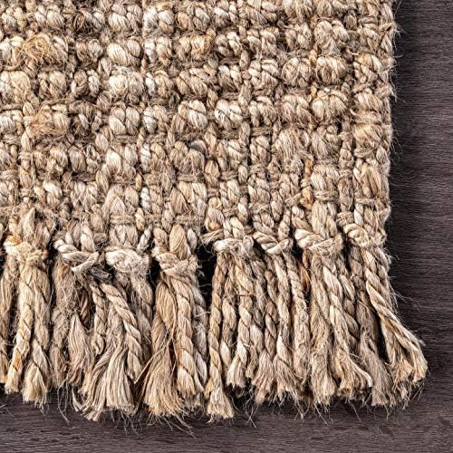 Nuloom Daniela Farmhouse Tapete Robusto De Juta, 3 X 5, Na