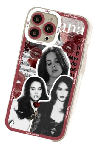 Funda De Teléfono Con Póster Kraft De Lana Del Rey Para Ipho