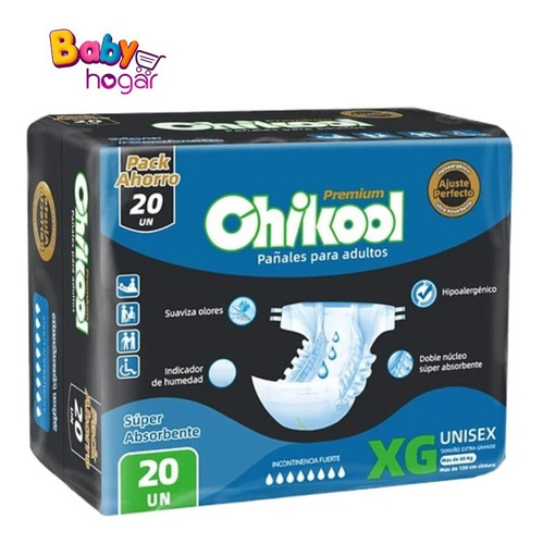 Pañales Chikool Adult Premiun 20und