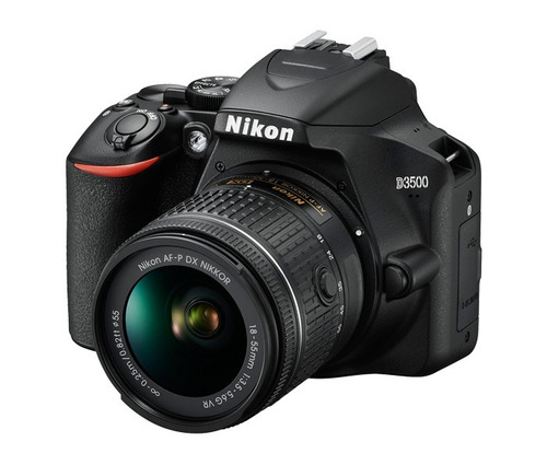 Nikon Kit D3500 + lente 18-55mm VR - Negro