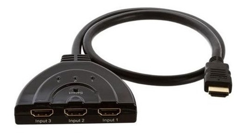 Imagen 4 de 7 de Switch Hdmi 3x1 Multiplicador De Puertos Hdmi