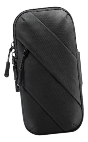 Brazalete Deportivo Para Correr, Funda Con Soporte Negro