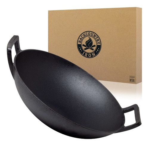 Backcountry Iron 's Wok Hiero Fundido Para Salteado 14