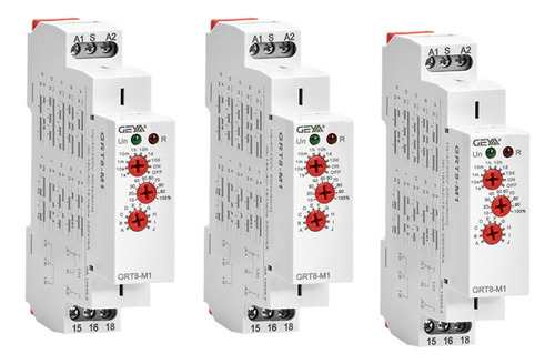 Relé De Retardo De Apagado Geya Grt8-m1, 16 A Ac/dc, 12 V-24