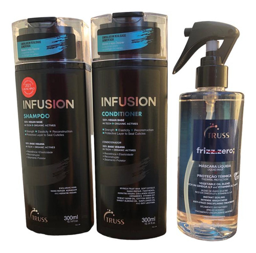 Truss Infusion Shampoo Condicionador 300ml Frizz Zero 260ml