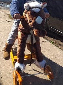 Caballito Balancín Con Ruedas