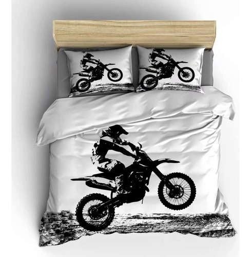 Abojoy 3d Racing Motocicleta Motocross Ropa De Cama Dirt Bi.