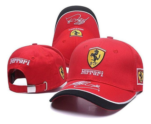 Gorra De Béisbol Con Bordado Ferrari Para Carreras Y Protecc