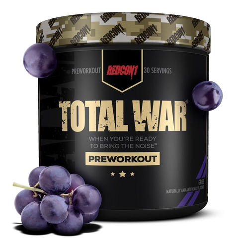 Pre Entreno Redcon1 Total War Pre Workout 30 Servicios