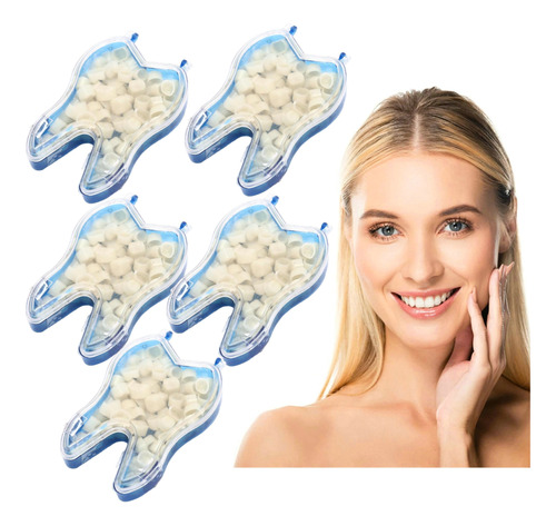 5×coronas Frontales Provisionales Para Dientes Porcelana E