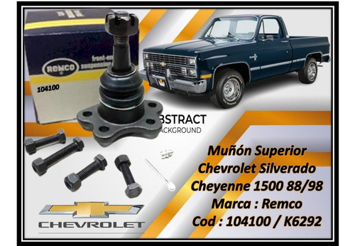 Muñón Superior Chevrolet Silverado Cheyenne1500 88/98 104100