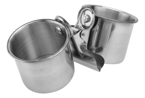 Vasos Dobles De Acero Inoxidable Para Comida, Agua Y Aliment