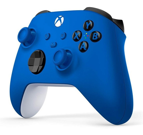 Mando Inalambrico Microsoft Xbox Tecnologia Bluetooth Azul
