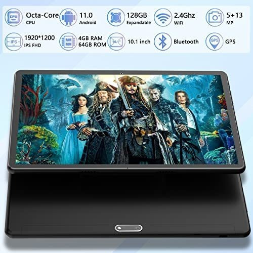 Tableta Feonal 10.1'' Android 11 Color Negro Ips Fhd