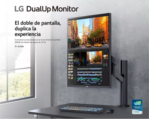 Monitor LG Dualup Ergo 28MQ780 LCD 27.6 negro 100V/240V