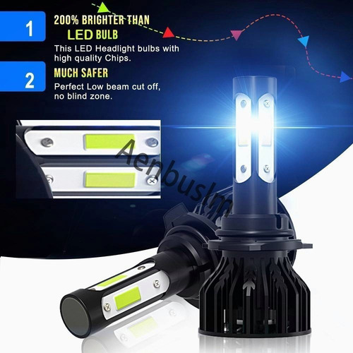 Kit De Luces Led De 4 Caras H7 H11 9005 9006 9012 8000k