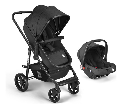 Coche Moises Y Travel System Beyond Negro 2 En 1 