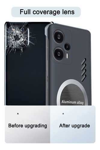 Case For Vivo V23 Disipación De Calor Adsorbible