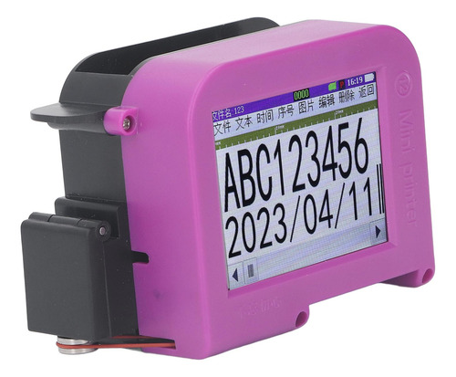 Impresora Portátil De Inyección De Tinta Desmontable Mini Sm