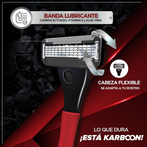 Groomen 500, Rastrillo Con Cinco(5) Cuchillas Con Nanotecnol