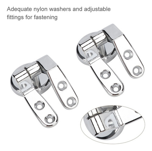 Nuevo Bisagras Ajustables For Tapa De Baño, Accesorios De