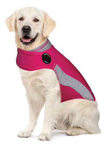 Thundershirt Chaqueta De Ansiedad Para Perro, Rosa, Talla X.