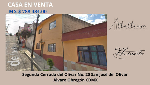 Casa En Venta En San Jose De Olivar Alvaro Obregon Cdmx I Vl11-di-024