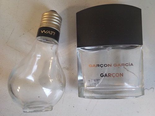 Lote 2 Frascos Perfume Garcön Garcia Y Watt P/coleccionistas