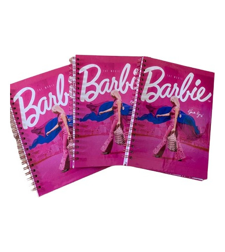 Libreta Profesional Barbie Paquete Escolar 3 Cuadernos Rosas