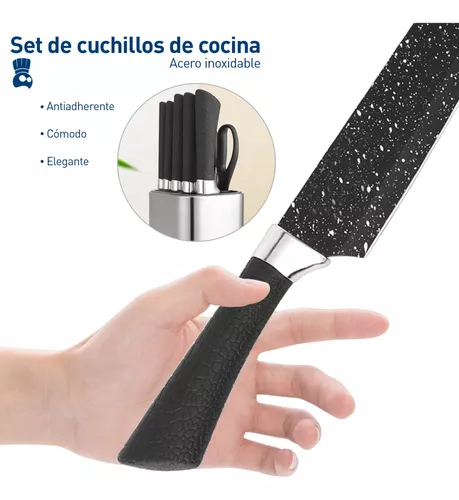 SET JUEGO DE CUCHILLOS DE COCINA 7 PIEZA