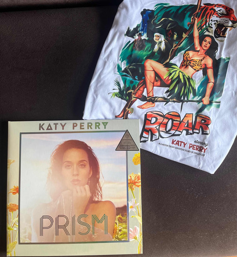 Lp Katy Perry, Prism Deluxe (gatefold/duplo) + T-shit