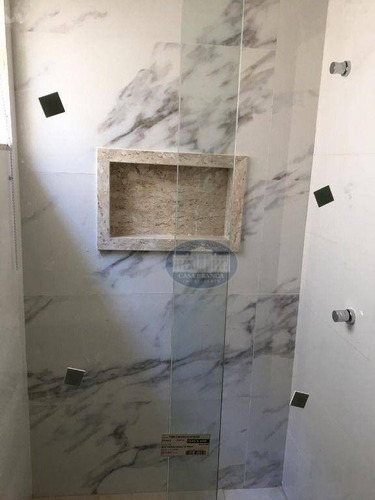 Imagem 10 de 13 de Casa Em Construção, Acabamento Todo Em Porcelanato. Rico Em Blindex.. - Ca1809