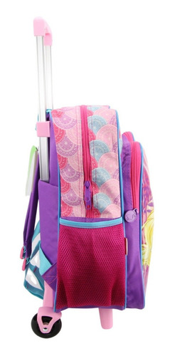 Imagem 3 de 10 de Mochila De Rodinha Com Alça Polly E Lancheira Sestini 065330