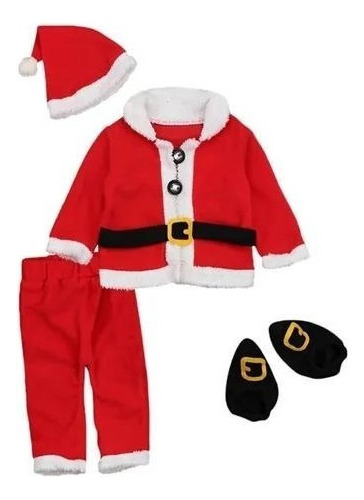 D Conjunto De Traje De Papá Noel For Bebés Y