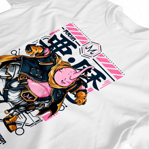 Imagen 2 de 6 de Remera Algodón Dragon Ball Majin Buu